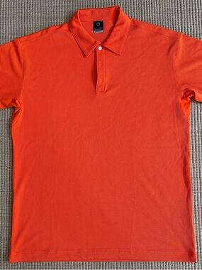 Nike Golf Sphere Dry Polo Shirt Mens XL Orange Short Sleeve Performance Top